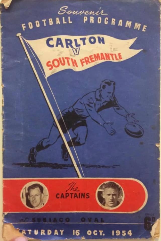 1954 Carlton vs South Fremantle