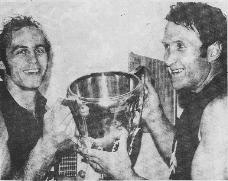 1972 GF - John Nicholls & Jezza with cup.