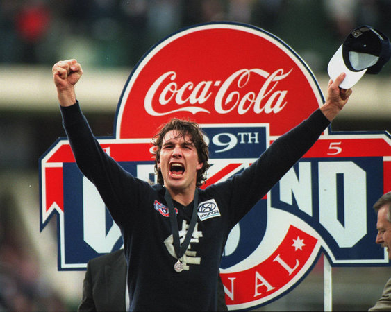 1995 GF - A jubilant Stephen Silvagni.