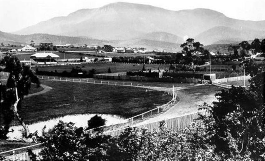 1888 Cornelian/Risdon Ground Hobart
Carlton played City and Southern Tasmania
Image: Hobart Then And Now - Facebook