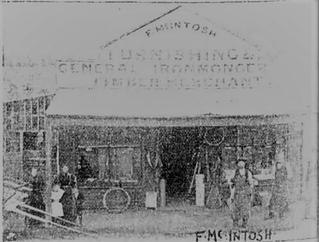 Fred McIntosh's store Omeo
Weekly Times November 20 1897 p21