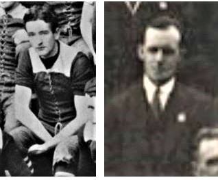 1896 and 1920 Charles L. Dobbin
1896 Carlton v Geelong (CFC image)
1920 Rutherglen Shire councillor 
(Peffier Wines - Rutherglen Historical Society)