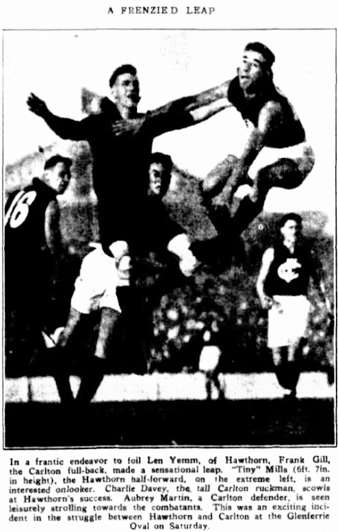 1930 Rnd 3 v Hawthorn at Glenferrie Oval
Trove: Sporting Globe May 21 p1