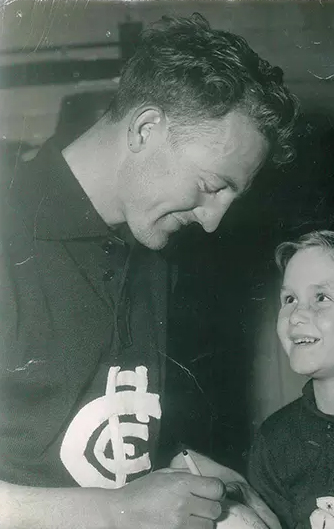 Allan White signing autograph cropped