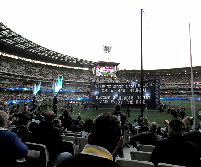 Carlton Banner   Round 1, 2015 Vs Richmond