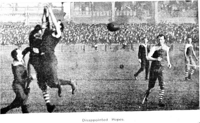 1903 Rnd 13 vs Fitzroy 
Trove; Punch July 30 p15