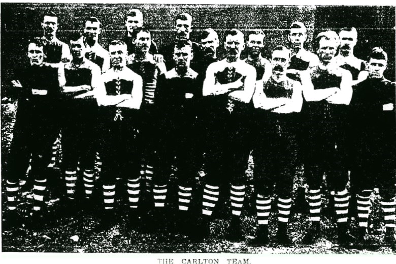 1904 Rnd 1 Team vs Fitzroy
Note; 17 players pictured
Trove; Weekly Times May 14 p11