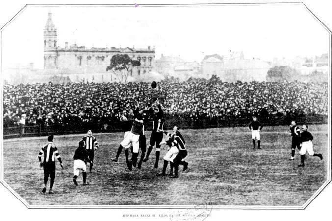 1908 Rnd 10 v St.Kilda Junction Oval
Australasian July 04