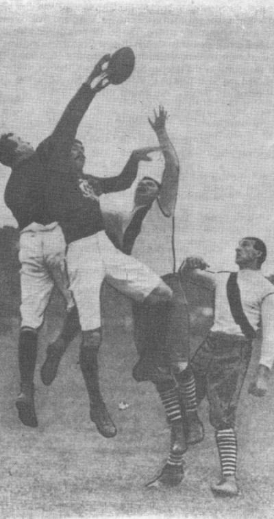 Ruck Duel In 1909 GF Vs South Melbourne