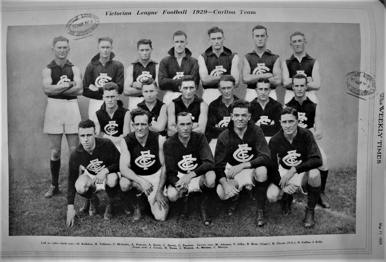 1929 Carlton team Rnd 2 v Richmond focus and colour adj
boylesfootballphotos.net.au
Weekly Times May 11 