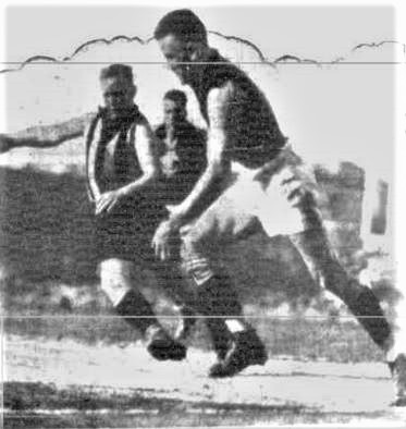 1932 Rnd 16 v Collingwood at Victoria Park
Trove; Sporting Globe August 24 
Maurie Johnson and Edmonds Coll.