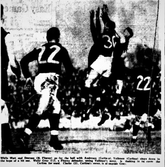 1935 Rnd 11 v Fitzroy at Princes Park
Trove; Sporting Globe July 06 p3 