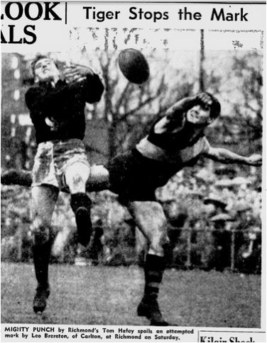 1957 Leo Brereton & Tom Hafey Richmond
Age Aug 13