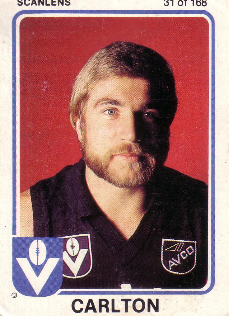 1981 - Robbert Klomp (Scanlen's Footy Card).
